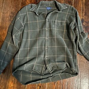J. Crew Plaid Flannel Shirt. Size M.